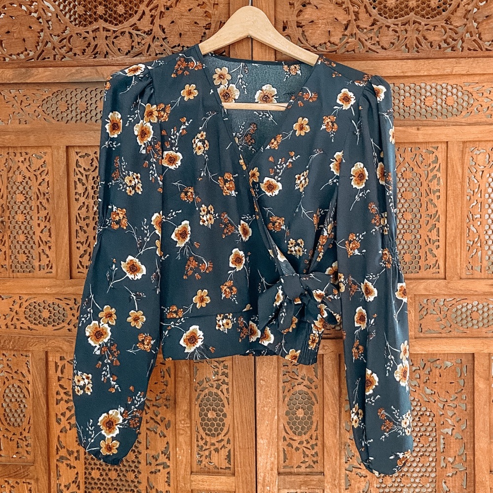 Floral Long Sleeve Blouse